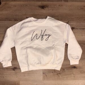 White 'Wifey' Women's Top